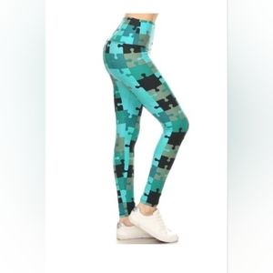 Puzzled Jigsaw Leggings